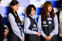 左から佐々木琴子、生駒里奈、松村沙友理。