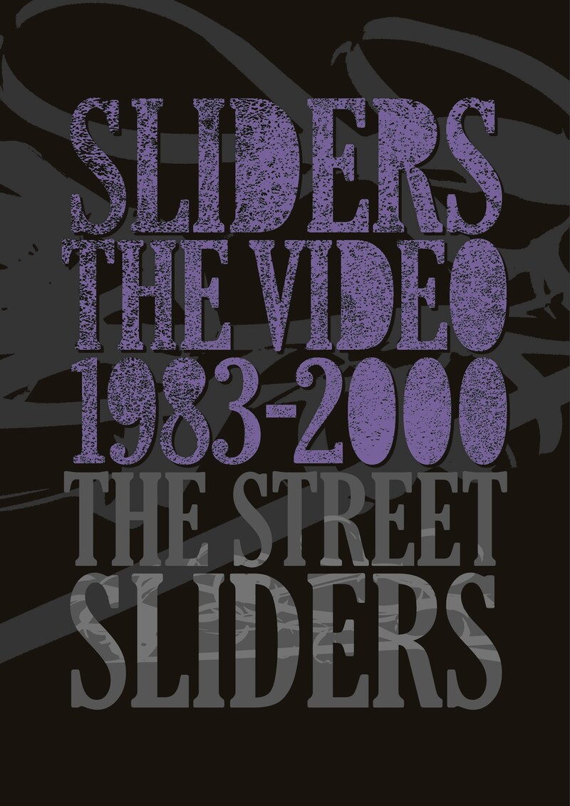 THE STREET SLIDERS「SLIDERS THE VIDEO 1983-2000」DVDボックスジャケット