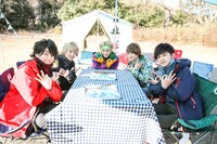 「DISH//と男子会キャンプ」収録の様子。（写真提供：Sony Music Records）