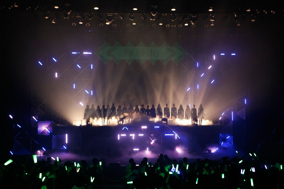 欅坂46の初単独ライブの様子。（写真提供：Sony Music Records）