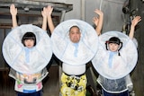 えんがわ。左からカイ(BELLRING少女ハート)、石川浩司、宇佐蔵べに(あヴぁんだんど)。