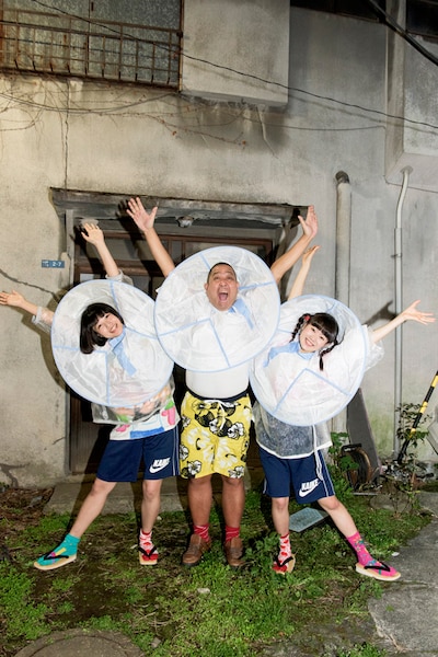 えんがわ。左からカイ（BELLRING少女ハート）、石川浩司、宇佐蔵べに（あヴぁんだんど）。