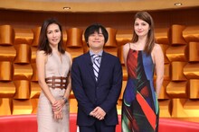 左から工藤静香、バカリズム、マギー。(c)日本テレビ