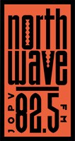 FM NORTH WAVEのロゴ。