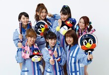 「ローソン公認つばめ女子」に就任したアップアップガールズ（仮）。