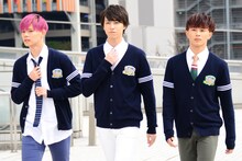 左からカイ、タカシ、タクヤ。