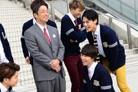 収録の合間の様子。