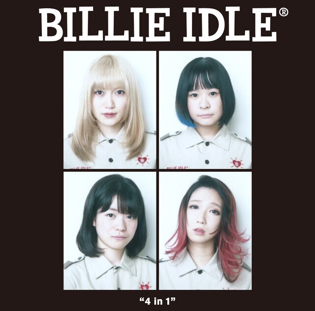 BILLIE IDLE「"4 in 1" THE OFFICIAL BOOTLEG」ジャケット