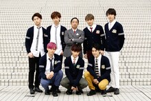 超特急と団長安田（上段中央）。(c)フジテレビ