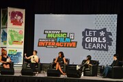 「SXSW Keynote Conversation: First Lady Michelle Obama」の様子。