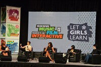 「SXSW Keynote Conversation: First Lady Michelle Obama」の様子。