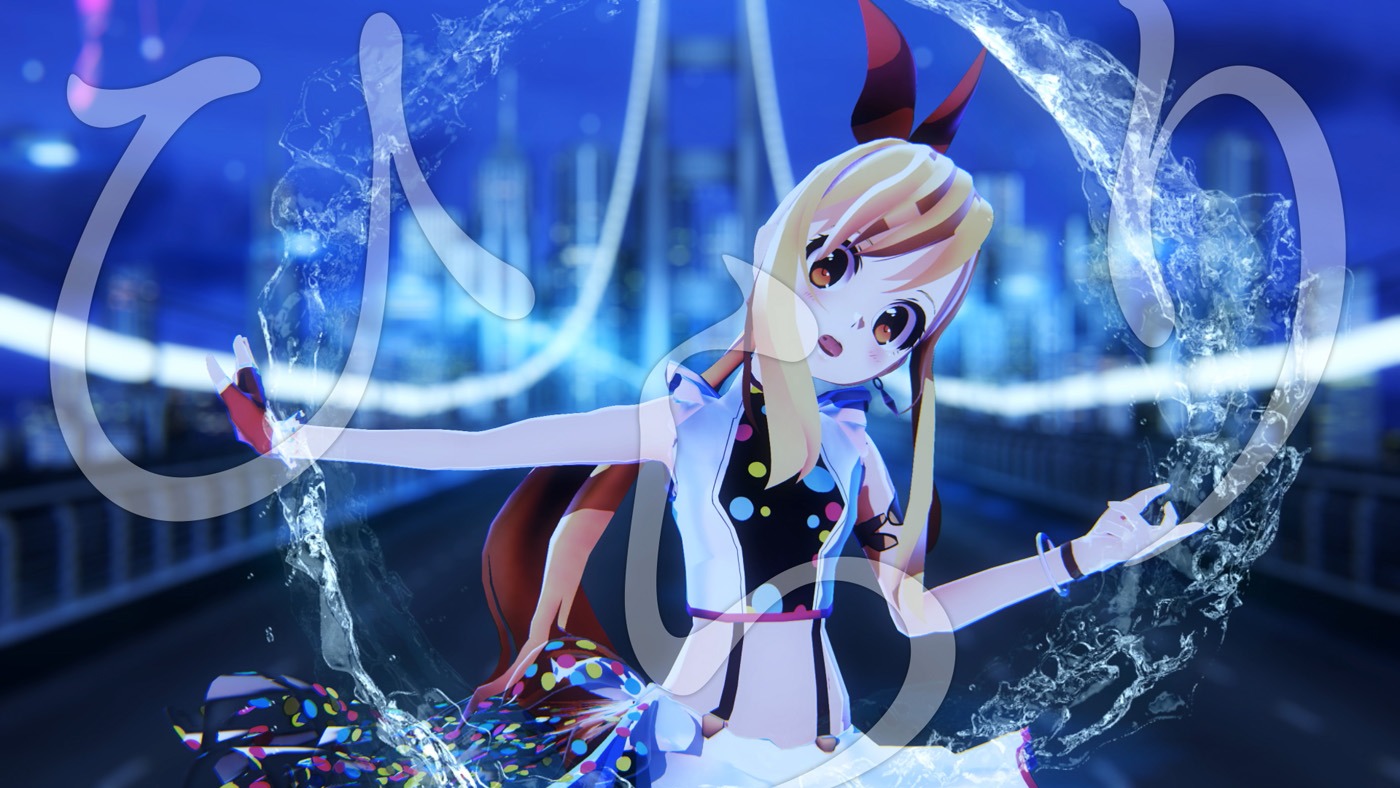 「Marine Bloomin'」ミュージックビデオのワンシーン。