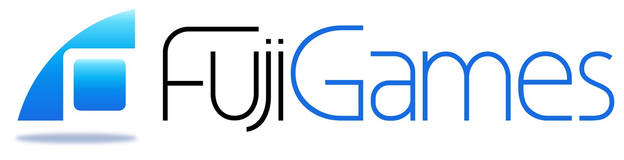 「フジゲームス」ロゴ