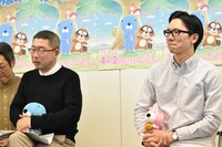 左からいがらしみきお、桃野陽介（モノブライト）。