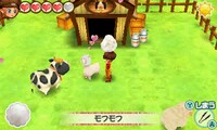 ニンテンドー3DS用ソフト「牧場物語 3つの里の大切な友だち」のゲーム画面。