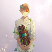 リリィ、さよなら。「シアワセな機械」ジャケット全体イラスト