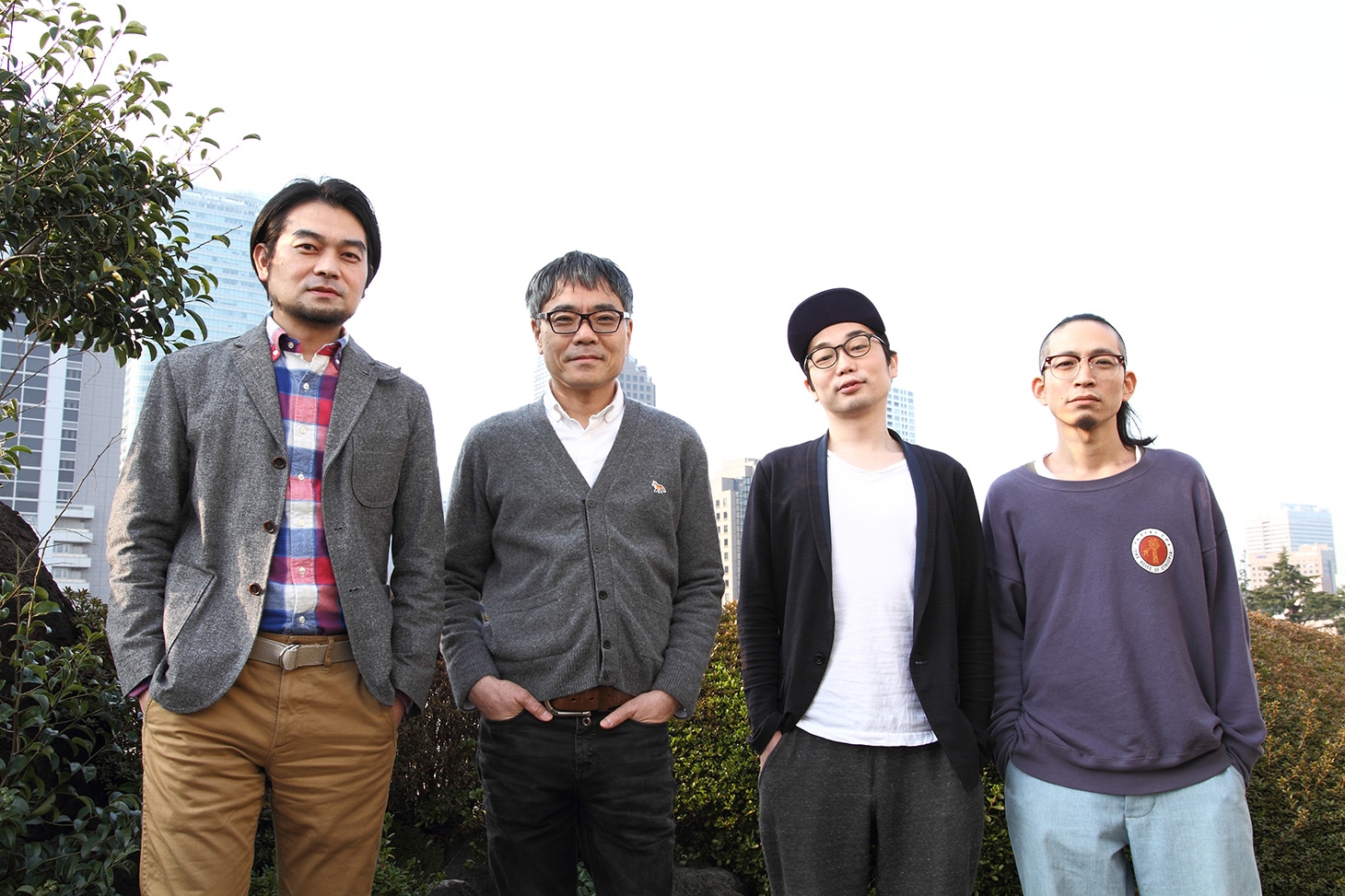 左から堀込泰行、いとうせいこう、三浦康嗣、村田シゲ。