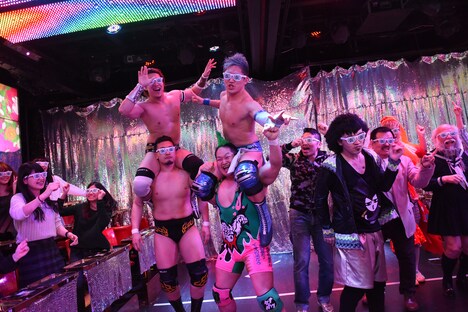 「パーリーピーポーエイリアン」MV撮影の様子。