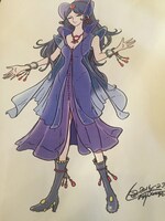 松本零士の衣装デザイン画。(c)Leiji Matsumoto