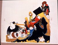 松本零士画のイラスト。(c)Leiji Matsumoto