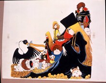 松本零士画のイラスト。(c)Leiji Matsumoto