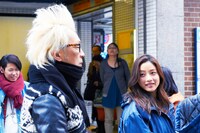 東京メトロCM「門前仲町 漁師の活気」篇の撮影風景。