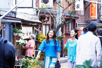 東京メトロCM「門前仲町 漁師の活気」篇の撮影風景。