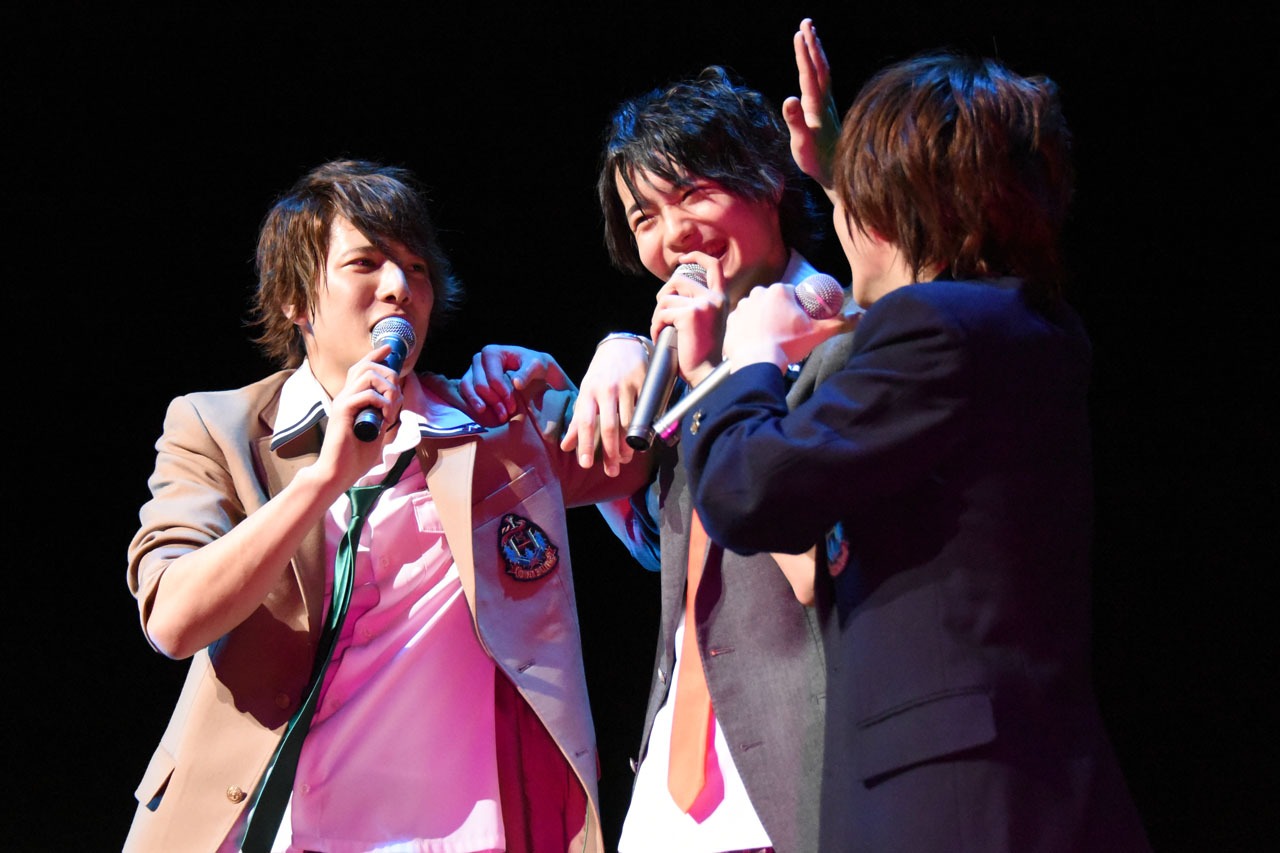 左から笠井薫明、阿部悠真、深澤大河。