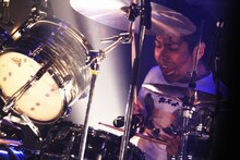 忘れらんねえよのサポートドラマーのマシータ。（撮影：岩佐篤樹）