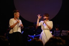 花澤香菜「透明な女の子」発売記念ベントの様子。（撮影：樂滿直城）