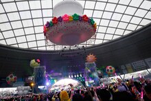 ももいろクローバーZのライブの様子。(Photo by HAJIME KAMIIISAKA+Z）