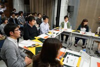 トークセッションの様子。