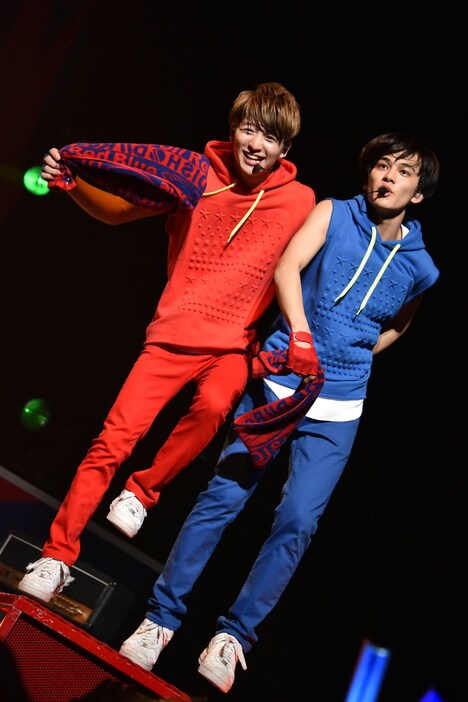 左からRYUJI、TAKUMI。