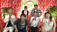 ウォッチングベースでドッキリの状況を観る「金曜★ロンドンハーツ」出演者たち。(c)テレビ朝日