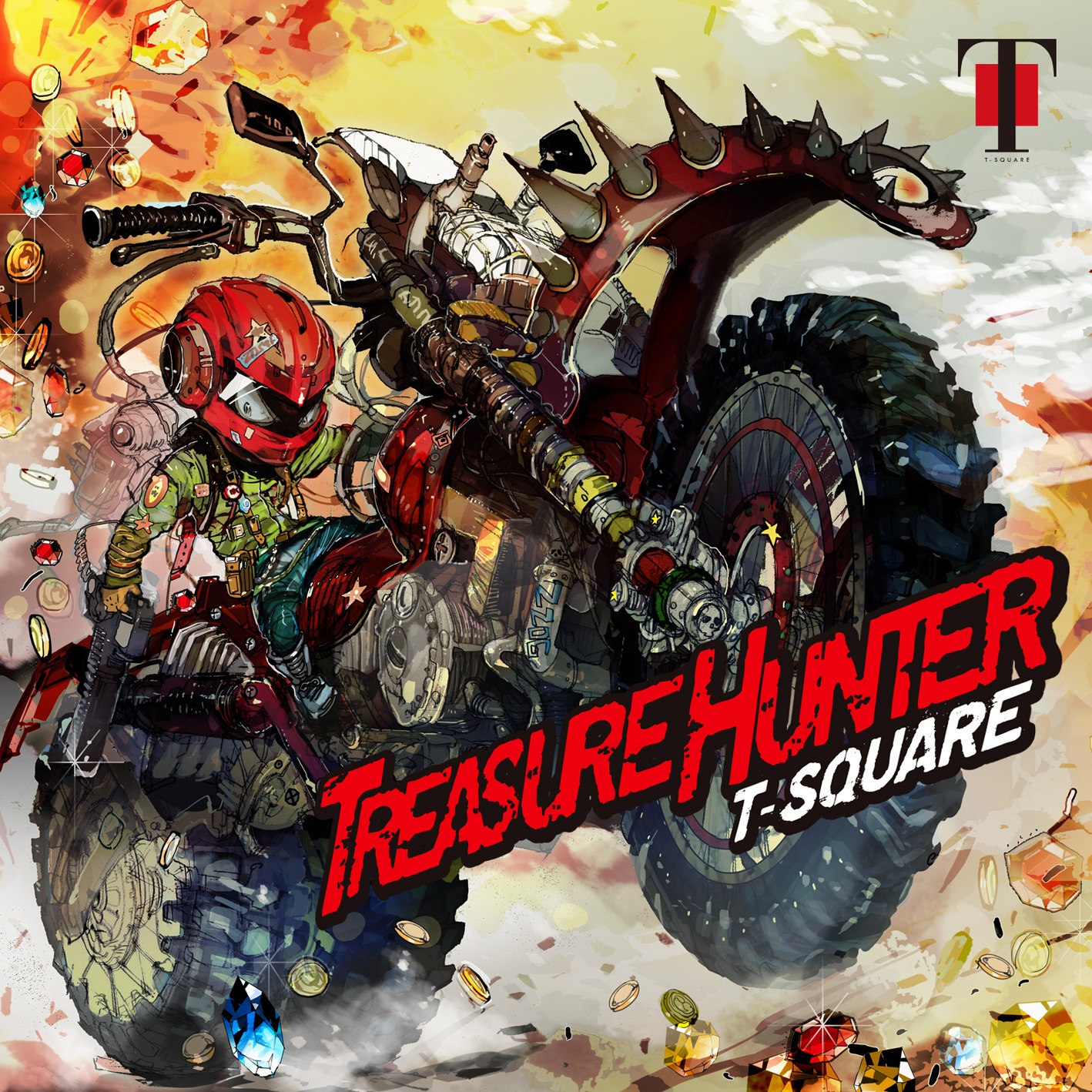 T-SQUARE「TREASURE HUNTER」ジャケット