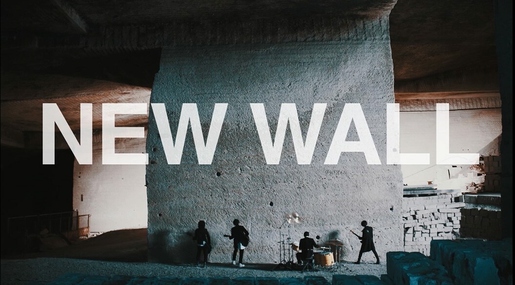 [Alexandros]「NEW WALL」ミュージックビデオのワンシーン。