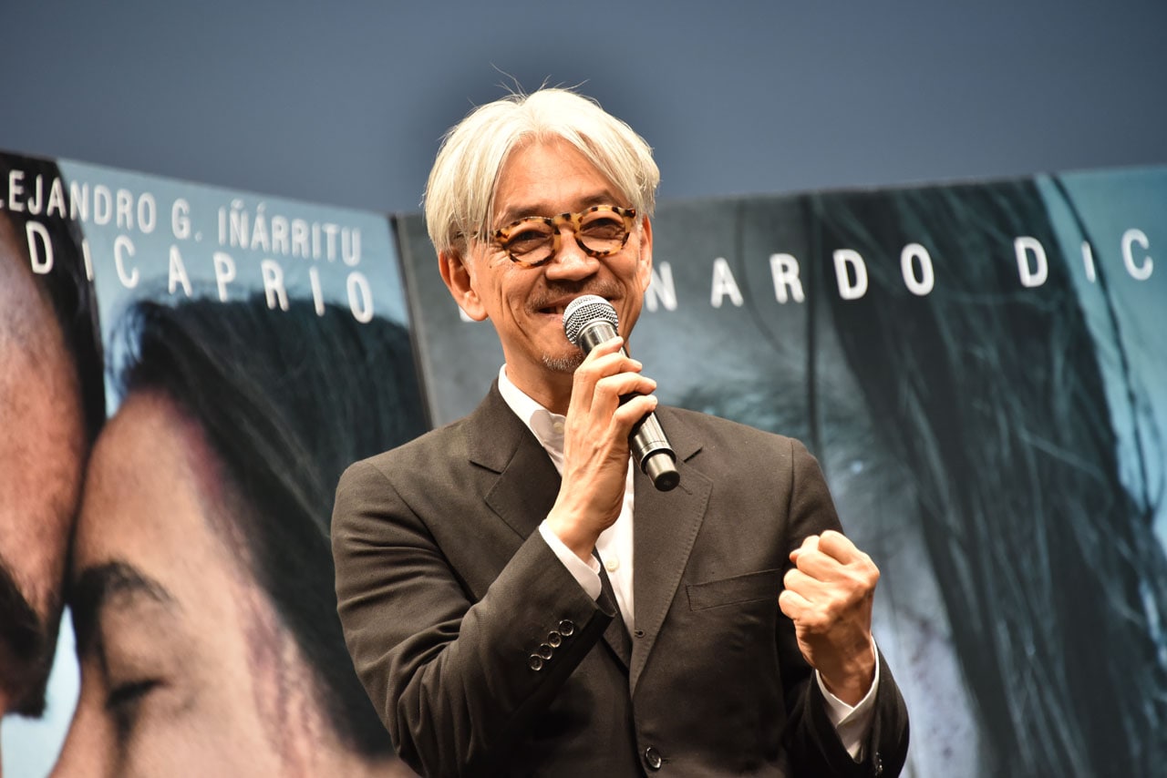 坂本龍一「レヴェナント」上映会で生演奏、イニャリトゥ監督との制作秘話も