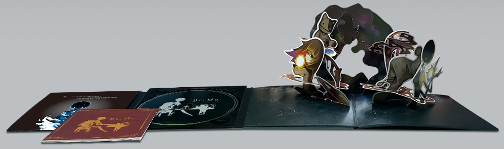 V.A.「『DEEMO』SONG COLLECTION VOL.2」初回プレス分の展開図。
