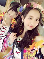 左から神志那結衣、森保まどか（HKT48）。(c)日本テレビ