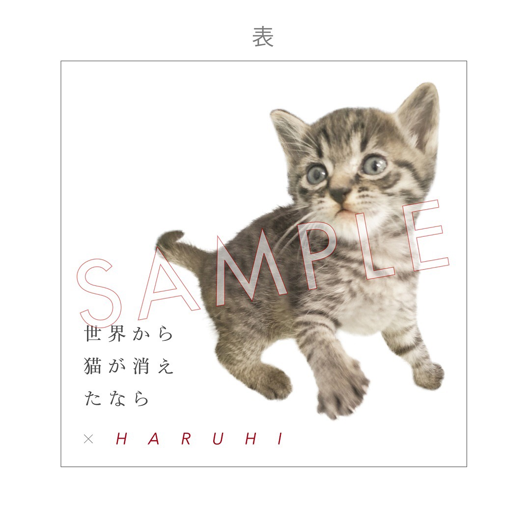 HARUHI「ひずみ」購入特典メモパッド表面