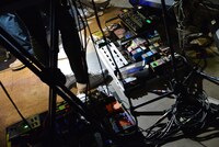 稲見喜彦（B, Vo, Syn）の機材。