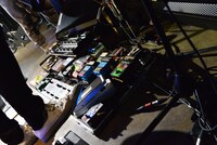 稲見喜彦（B, Vo, Syn）の機材。