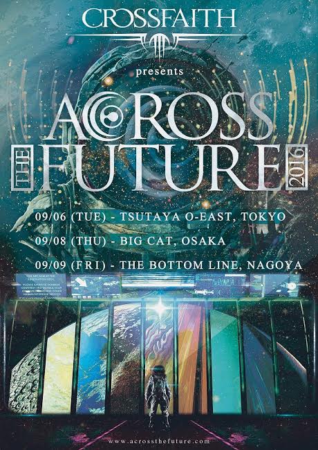 Crossfaith 9月に東名阪で Across The Future 開催 音楽ナタリー
