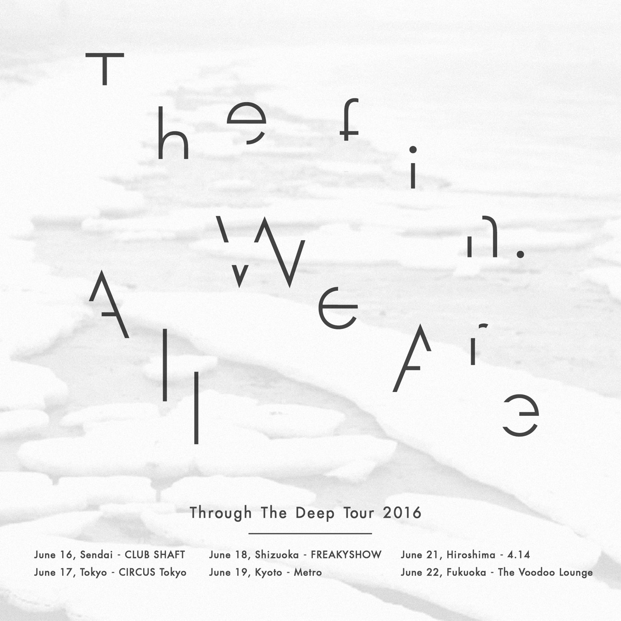 「Through The Deep Tour」告知ビジュアル