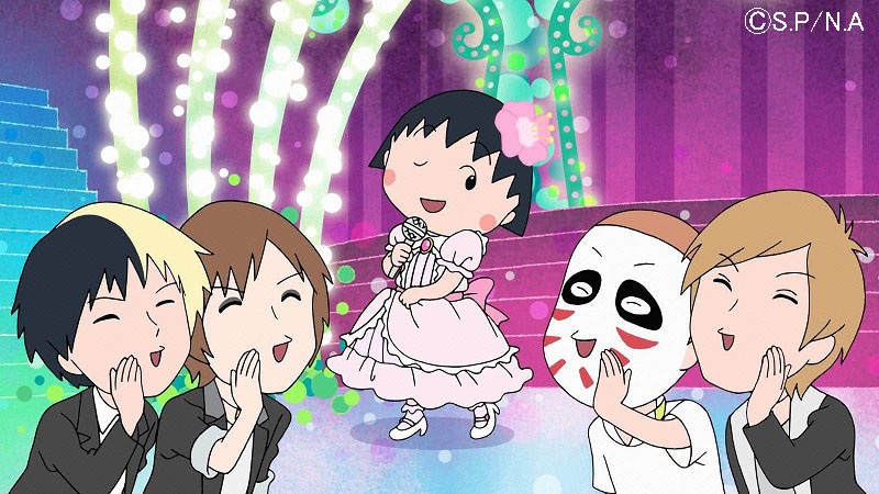 「ちびまる子ちゃん」オープニング映像のワンシーン。
