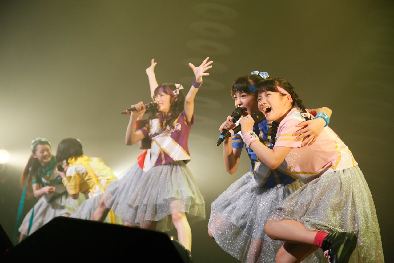 ばってん少女隊「メジャーデビュー直前ばってん、Zepp Fukuokaがなくなる前にライブできちゃいました大会！」の様子。（撮影：濱本英介）