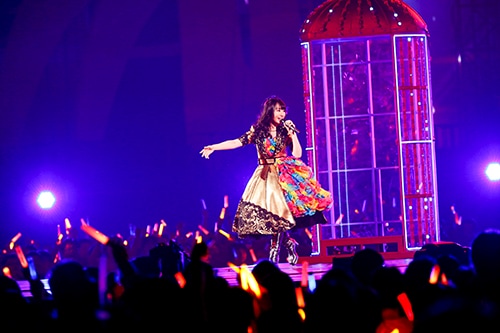「NANA MIZUKI LIVE GALAXY 2016」の様子。（Photo by hajime kamiiisaka）
