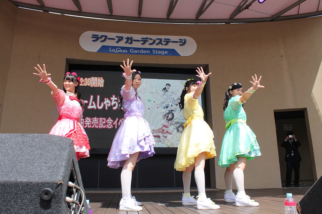 チームしゃちほこ「Cherie!」リリース記念イベントの様子