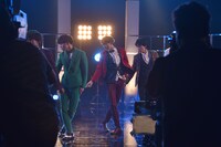 ライブパートの収録の様子。