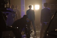 ライブパートの収録の様子。